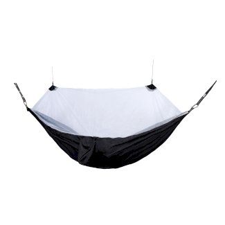Hängematte mit Moskitonetz 270 x 140 cm schwarz - Gratisinserat.ch