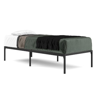 Metallbett SERENA 90 x 200 cm schwarz - Gratisinserat.ch