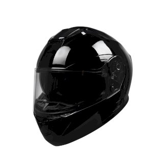 Motorrad Integralhelm mit Sonnenvisier schwarz Grösse 55/56