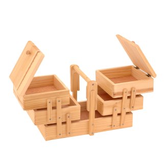 Nähkasten Holz 3 Ebenen faltbar - Gratisinserat.ch