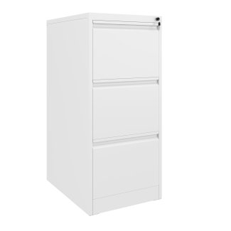 Aktenschrank mit 3 Schubladen weiss