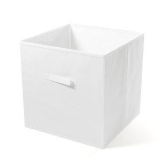 Aufbewahrungsbox 33 x 33 cm 2er Set weiss