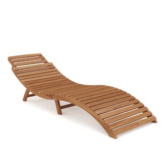 Sonnenliege Holz ALMERIA klappbar