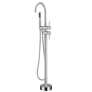 Badewannenarmatur freistehend ARVID silber