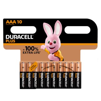 Batterie AAA DURACELL Plus Power 10 Stk.