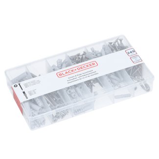 Schrauben Dübel Set 249-teilig