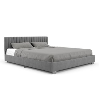 Polsterbett DAINA 180 x 200 cm anthrazit