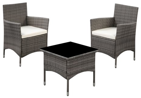 Gartenset LUINO grau