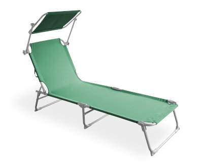 Liegestuhl LETTINO grün