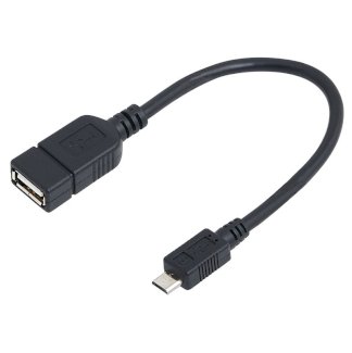 USB OTG Kabel schwarz