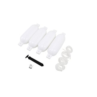 Bootsfender 4er Set weiss 68 x 20 cm