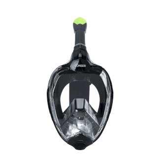 Schnorchelmaske schwarz Grösse L /XL