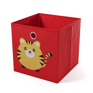 Aufbewahrungsbox Tiger 33 x 33 cm 2er Set rot - Gratisinserat.ch