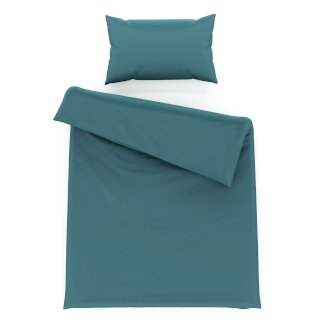 Bettwäsche Set 65 x 100 cm + 160 x 210 cm petrol
