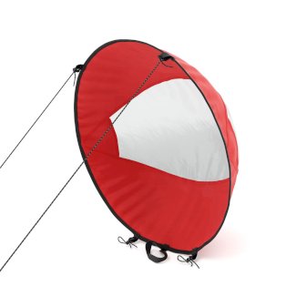 Windsegel für SUP und Kajak rot