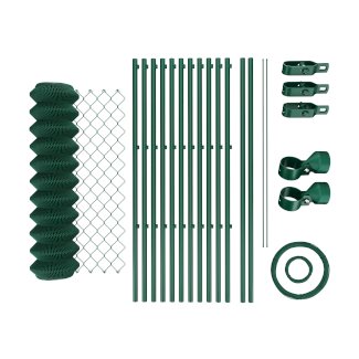 Maschendrahtzaun Komplettset grün 0.8 x 25 m - Gratisinserat.ch