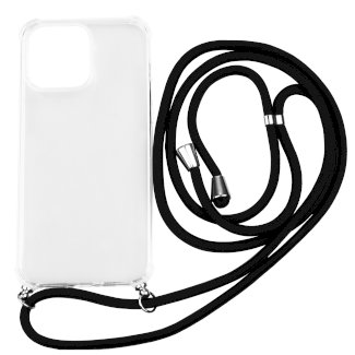 Handyhülle mit Band iPhone 15 Pro transparent