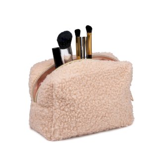 Kosmetiktasche 16 x 12 cm beige