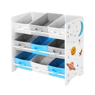 Spielzeugregal Kinderzimmer LILO weiss