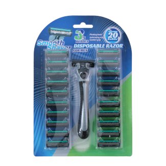 Einwegrasierer 3-Klingen Herren 21 Stk.