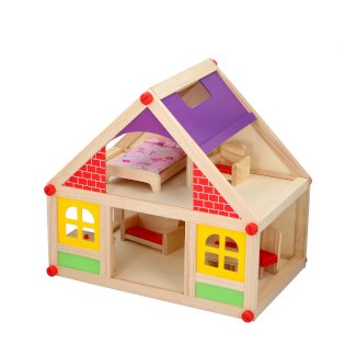 Puppenhaus Holz 11-teilig - Gratisinserat.ch