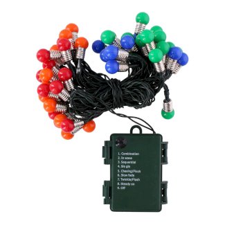 LED Lichterkette mit 50 Kugeln mehrfarbig - Gratisinserat.ch