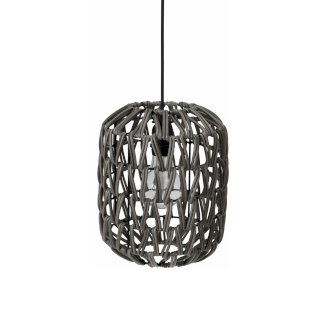 Hängelampe LED Rattan 17 cm