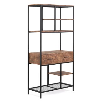 Bücherregal Vintage BONITA 2 Schubladen 90 x 180 cm - Gratisinserat.ch