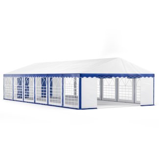Profi PVC Partyzelt 6 x 12 m blau/weiss - Gratisinserat.ch