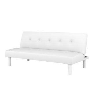 Schlafsofa Leder PUMA weiss - Gratisinserat.ch