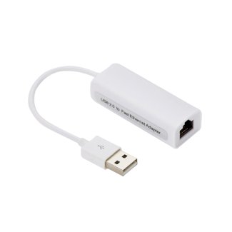 USB zu Ethernet Adapter weiss