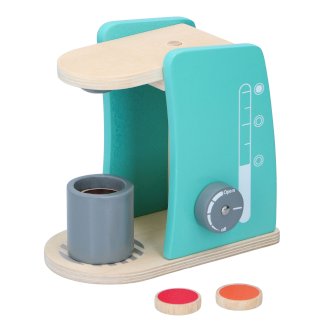 Kaffeemaschine Holz Spielzeug Set 5-teilig