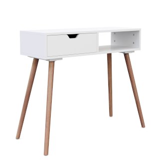 Konsolentisch ALFIA mit Schublade weiss