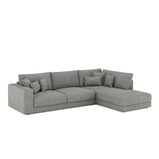 Ecksofa Cord TARJA rechts anthrazit - Gratisinserat.ch